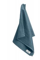 TOC CALM Hand Towel grey blue 40x70cm Bio BW GOTS