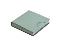 LindDNA Napkin Cover 17x17cm NUPO pastel green CLOUD anthra