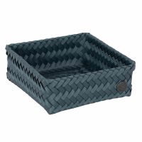 Handed By Fit Square18 Open basket rectangular steel blue