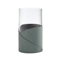 LindDNA Fold Vase M NUPO Pastel Green/Glass