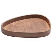 LindDNA Wood Box Curve L Oak smoked 26x23x3cm