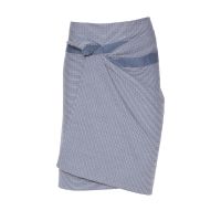 TOC Towel to wrap around you 155x60cm grey blue stone