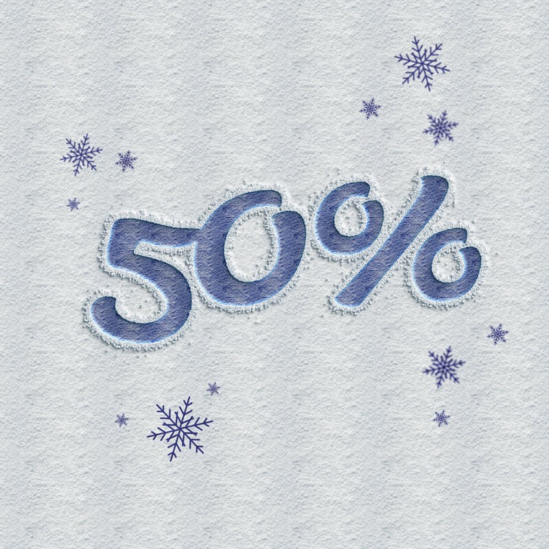 Nach Weihnachten ist vor Weihnachten - jetzt 50 % reduziert!
