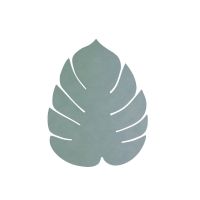 LindDNA Monstera Leaf Table Mat S NUPO pastel green