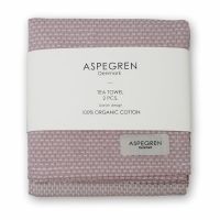 Aspegren Tea Towel Waffle - 2er Set - 50x70cm - wood rose